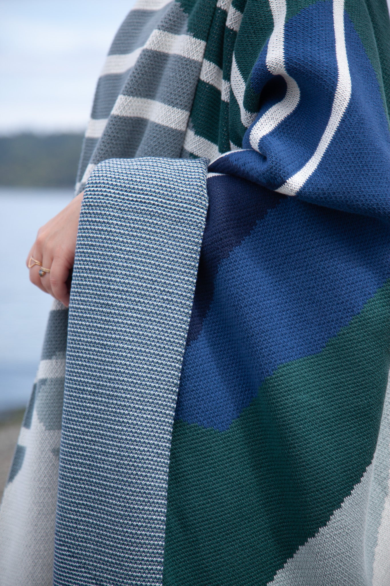 Olympic National Park Knitted Blanket