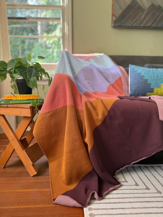 Great Smoky Mountains National Park Knitted Blanket