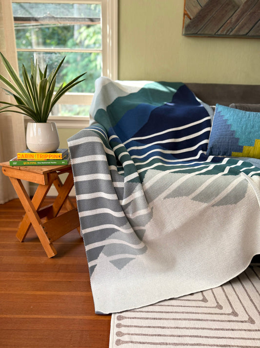 Olympic National Park Knitted Blanket