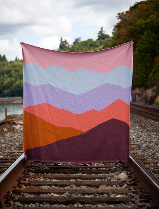 Great Smoky Mountains National Park Knitted Blanket