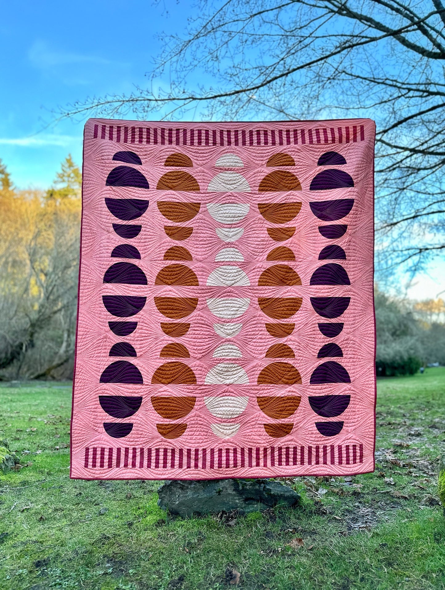 Retro Eclipse Quilt Pattern