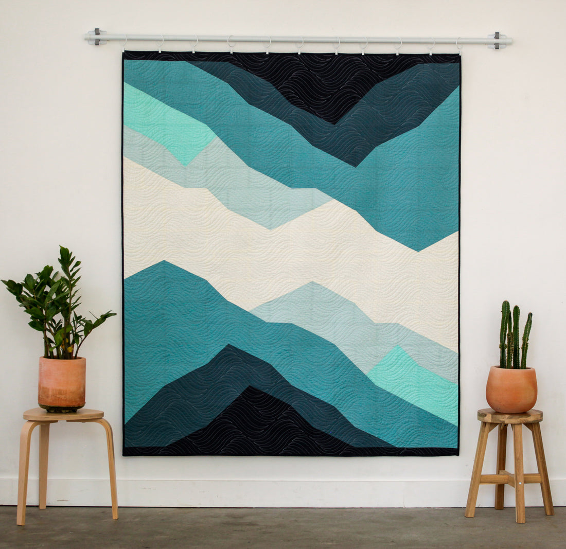 Par Elle Ridges Pattern Ridges Quilt Pattern – Bookends Quilting
